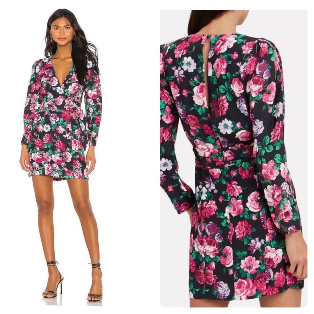 Ronny Kobo Edrea Floral Mini Dress Size XS